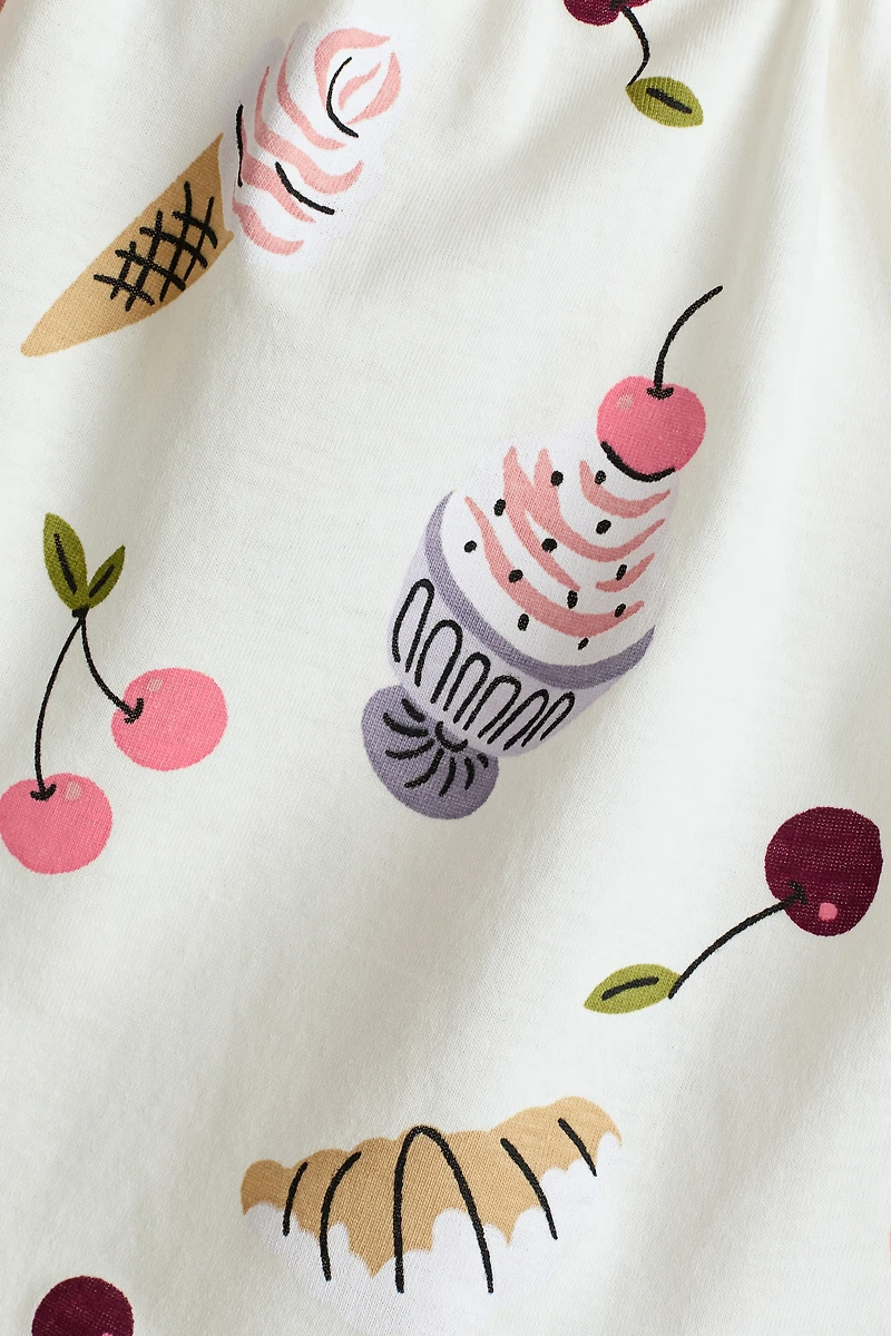 Robe imprimée en coton