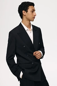 Relaxed-Fit Double-Breasted Jacket