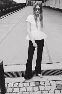 Haut à bord bouffant