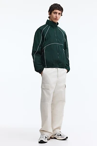 Veste de survêtement à contraste couleur