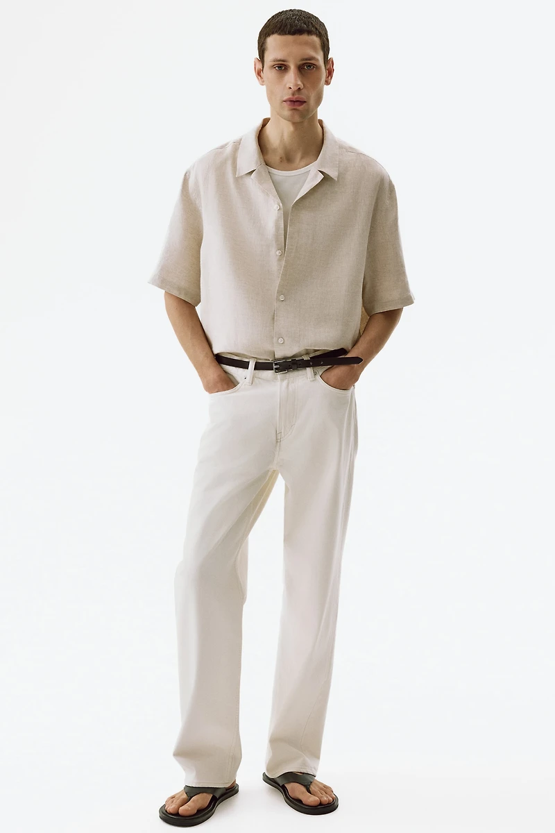 Relaxed-Fit Linen Resort Shirt