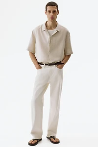 Relaxed-Fit Linen Resort Shirt