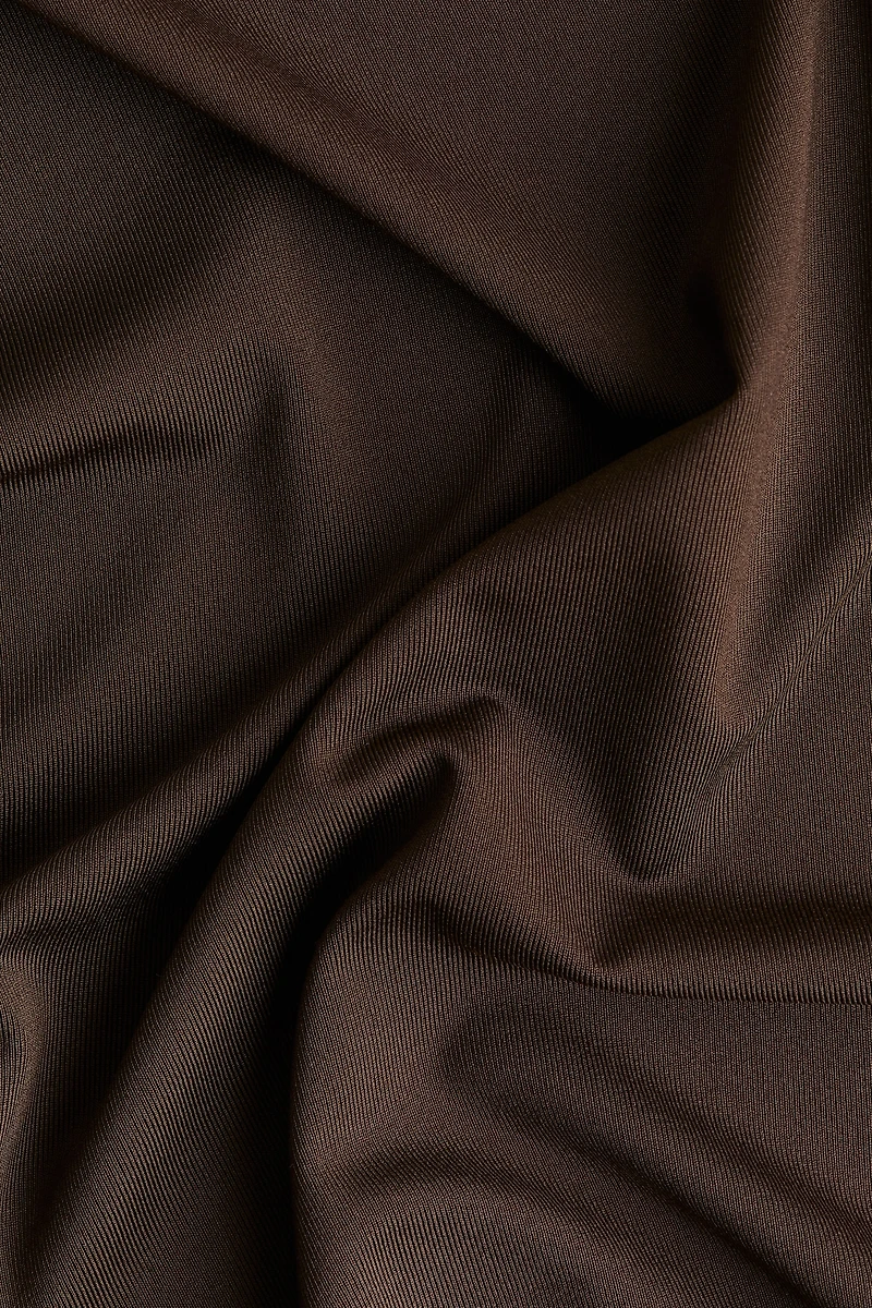 Mock Turtleneck Mini Dress