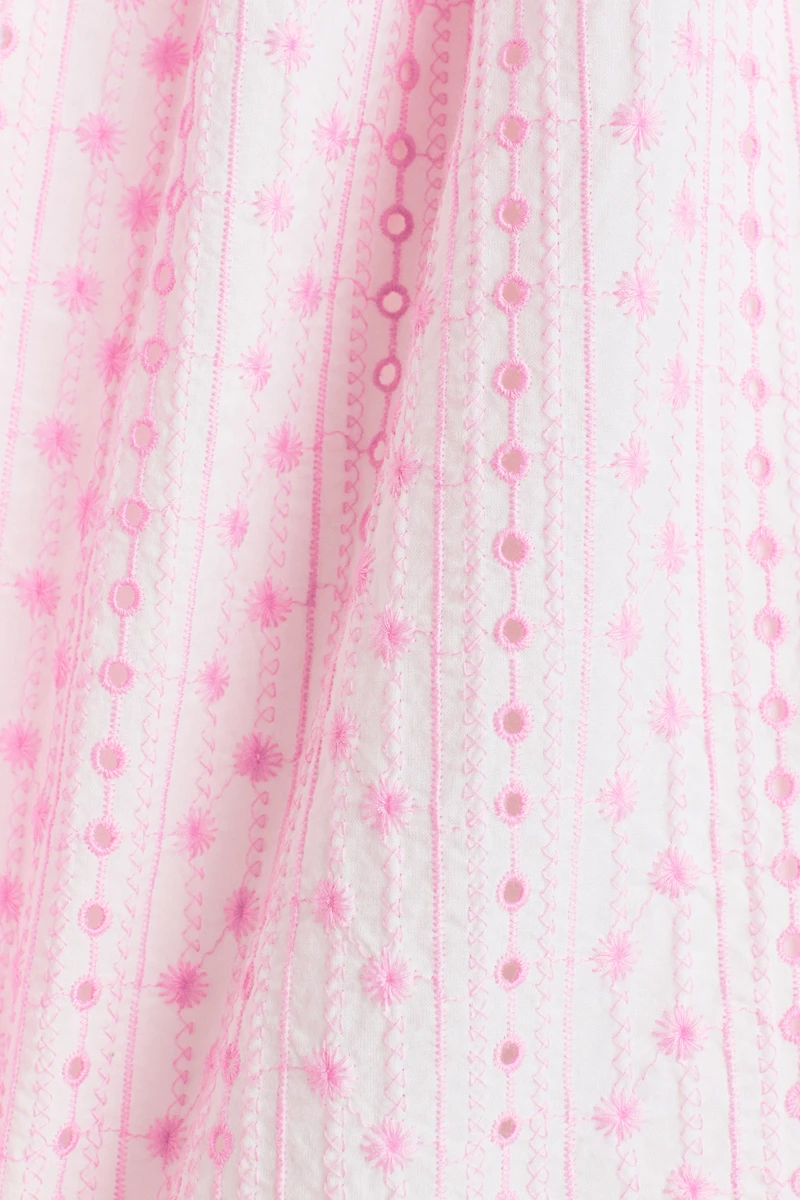 Cotton Dress with Embroidery