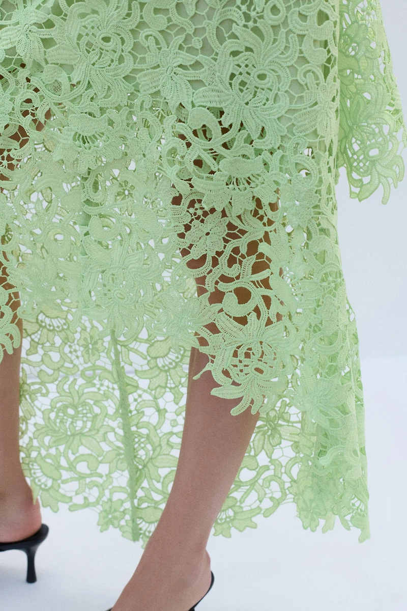 Lace Halterneck Dress