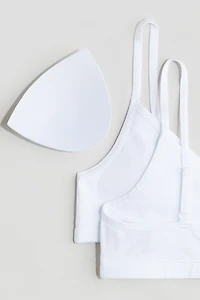 2-Pack Padded Short Tops