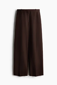 Linen-Blend Dress Pants