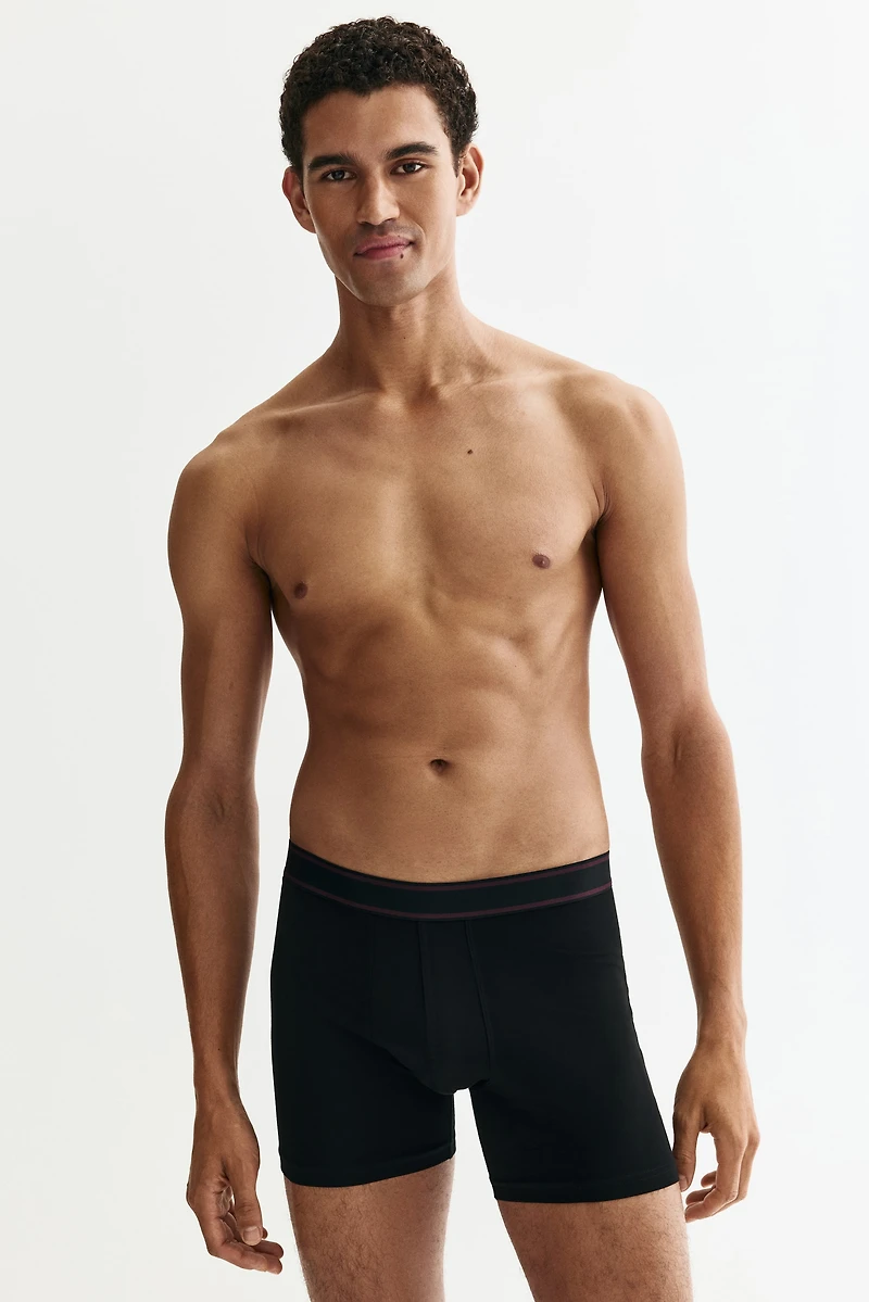 3-Pack Mid-Length Boxer Briefs