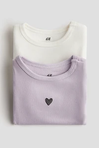 2-pack Pointelle Bodysuits