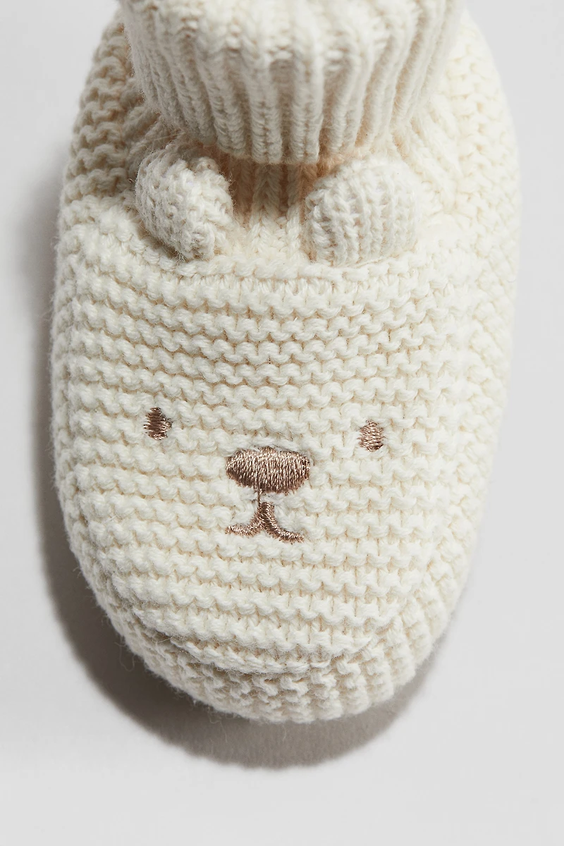 Pantoufles en maille de coton