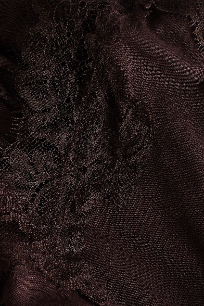 Lace-Trimmed Nightgown
