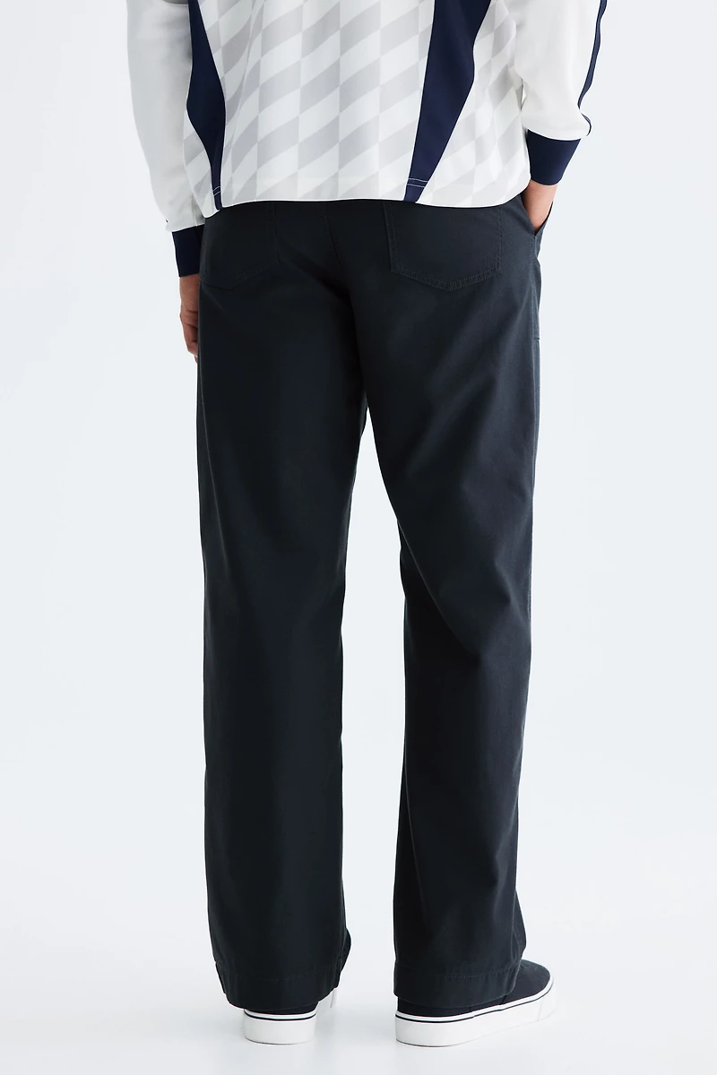 Relaxed-Fit Twill Pants