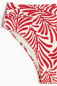 Bas de maillot taille haut échancré