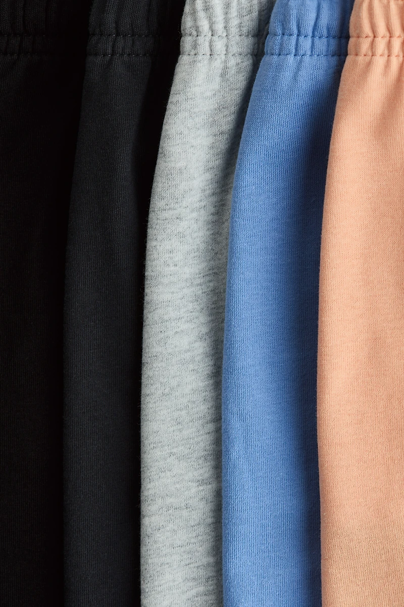 Lot de 5 shorts en jersey coton