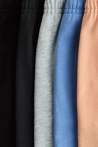 Lot de 5 shorts en jersey coton