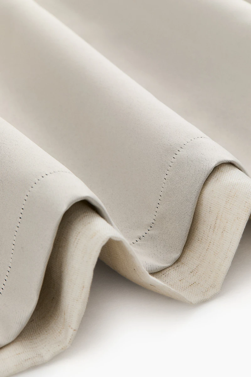 Lot de 1 large rideau occultant en lyocell mélangé