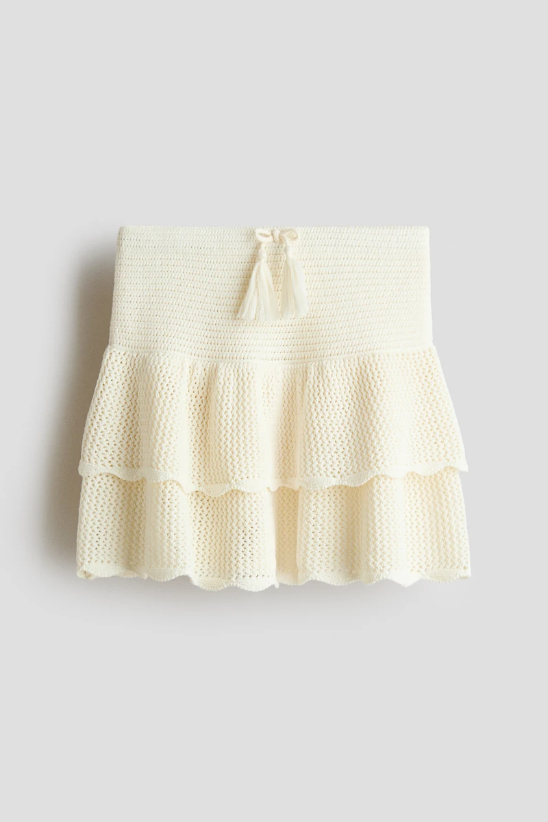 Knit Tiered Skirt