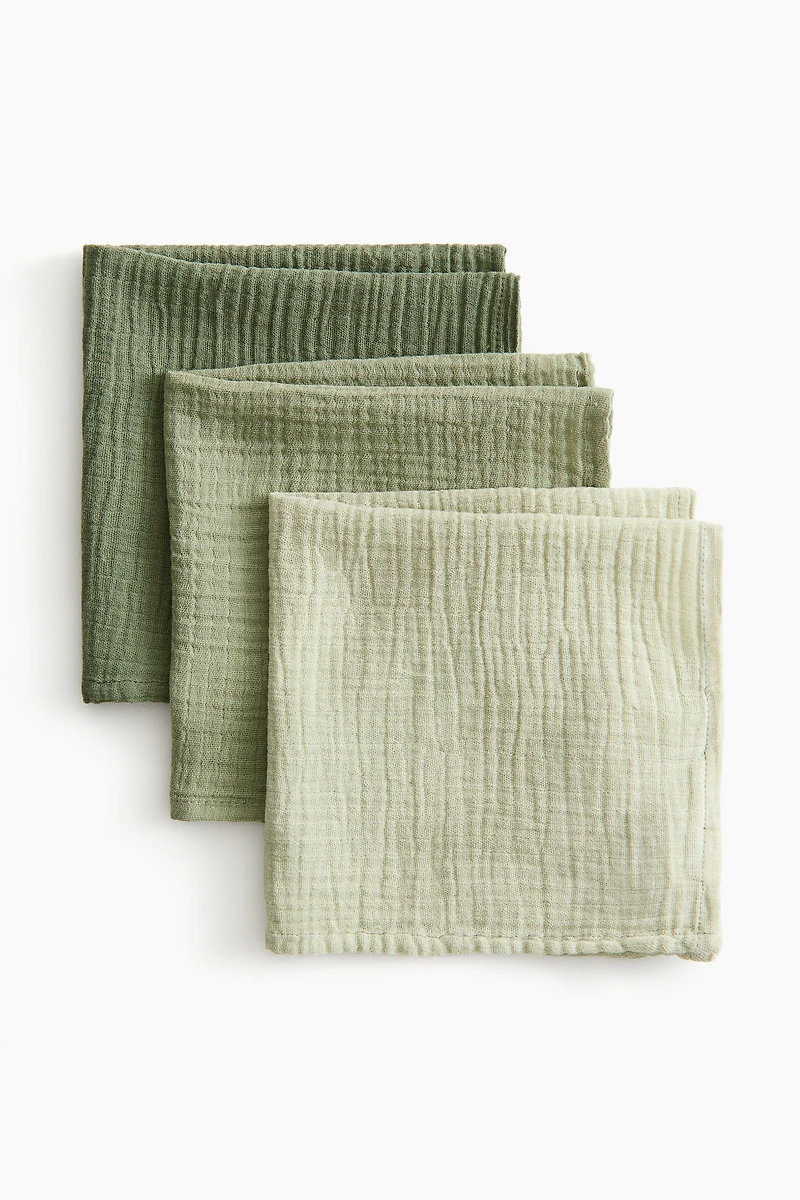 3-Pack Muslin Cloths