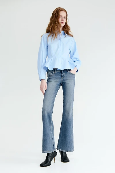 Flared Low Waist Jeans
