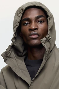 Water-Repellent Nylon Windbreaker