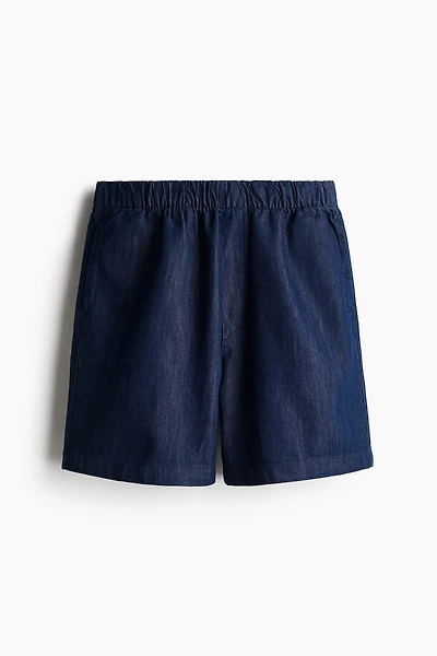 Short flottant en denim