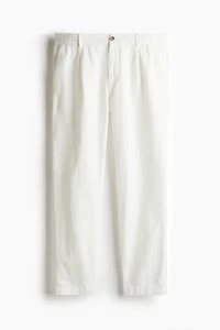 Regular Fit Linen-blend Pants