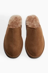 Pile-Lined Slippers