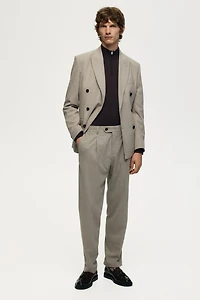 Pantalon effilé coupe classique