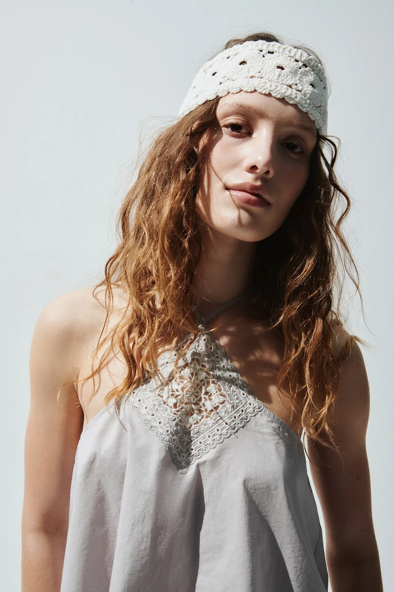 Cotton Halterneck Top