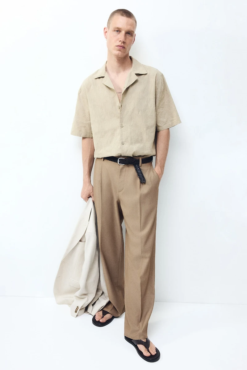 Loose-Fit Tailored Pants