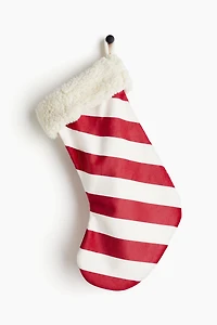 Striped Christmas Stocking