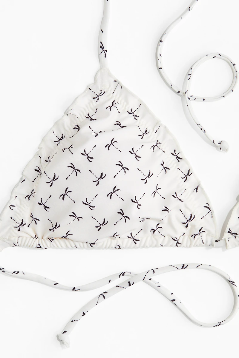Haut de bikini triangle coussiné