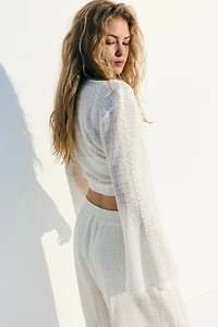 Wrap-front Crop Top