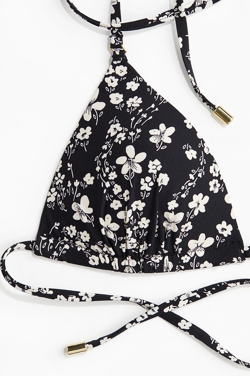 Push-Up Triangle Bikini Top