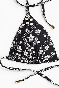 Push-Up Triangle Bikini Top