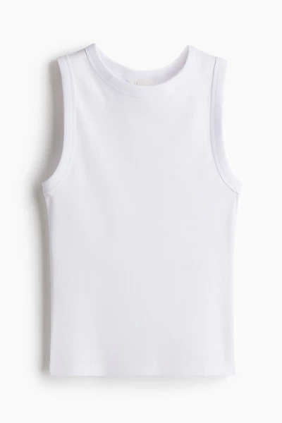 Débardeur côtelé