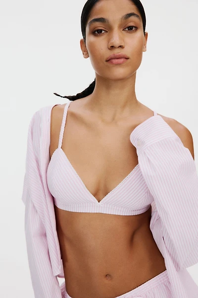 Cotton Pajama Bra Top