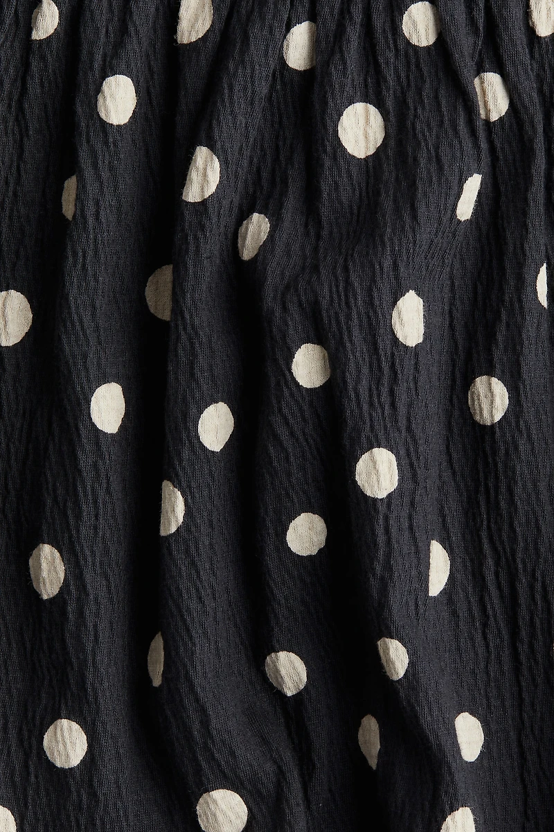 Crinkled Jersey Dress