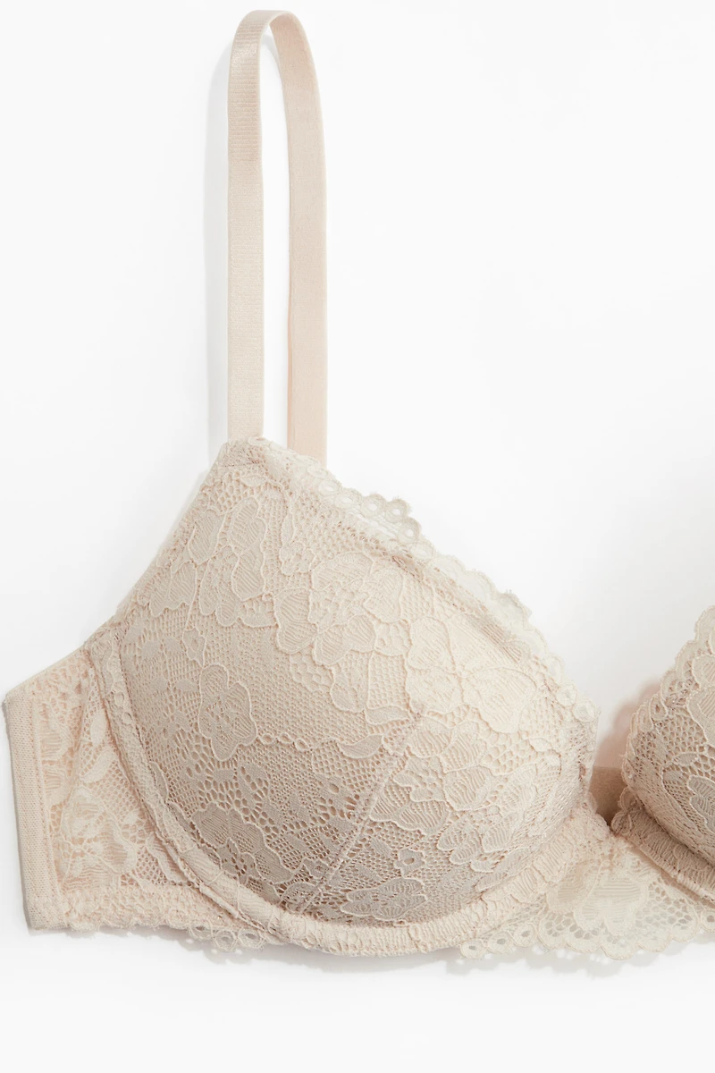 Soutien-gorge super pigeonnant en dentelle