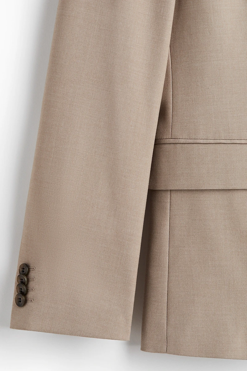 Regular-Fit Single-Breasted Jacket