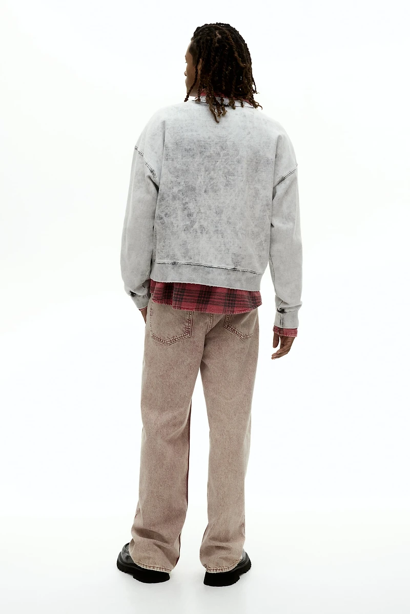 Chandail délavé coupe très grande