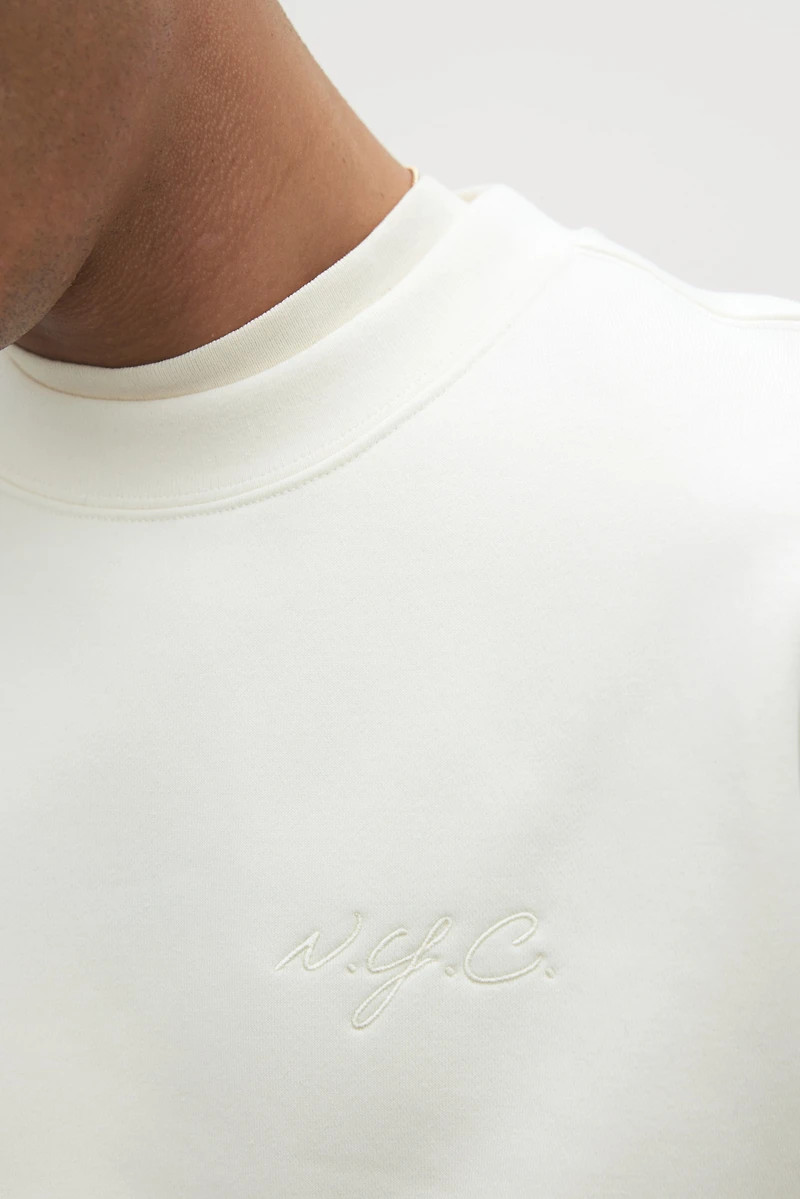 Loose-Fit Printed Sweatshirt