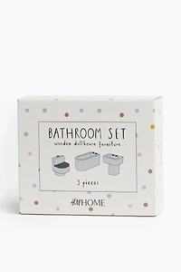 Ensemble de jouets en bois pour maison de poupée