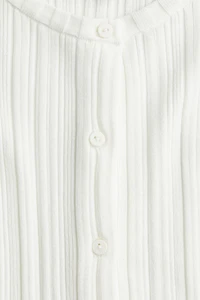 Rib-Knit Cardigan