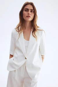 Short-Sleeved Blazer