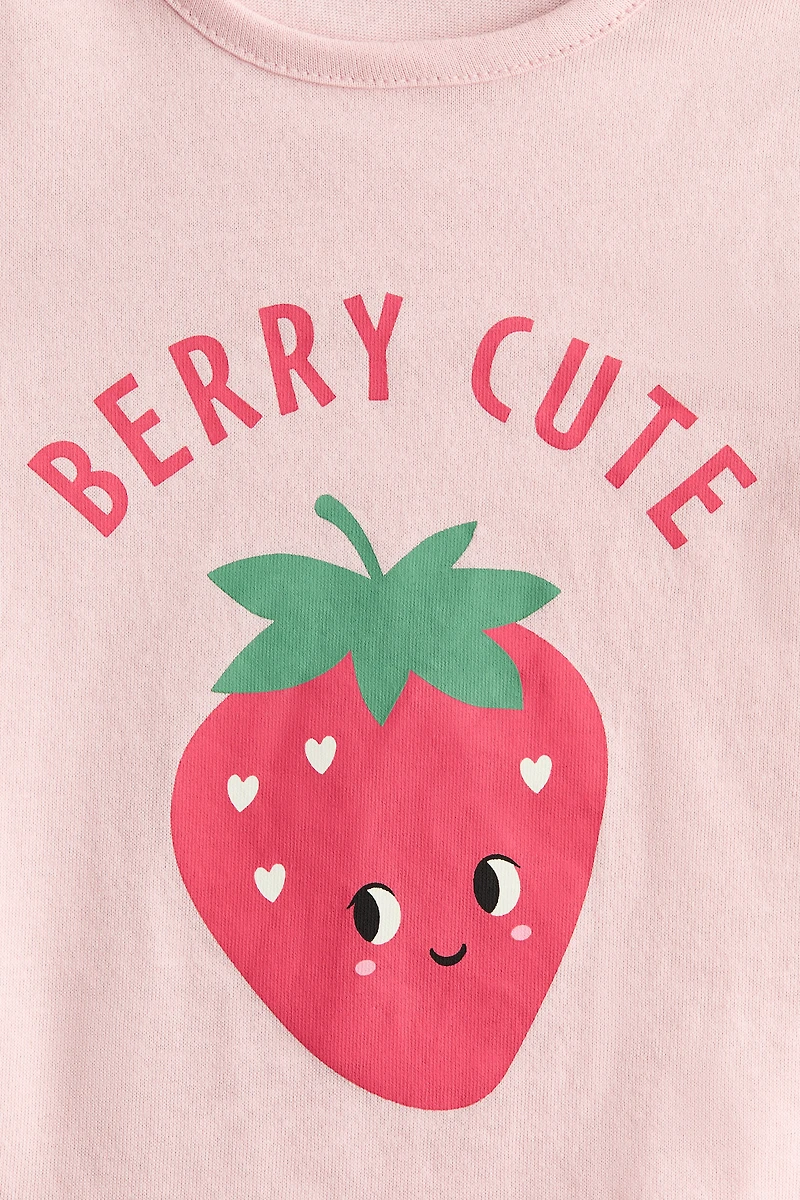 Haut imprimé en coton