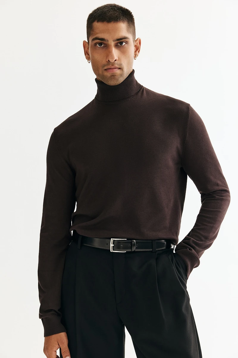 Regular-Fit Turtleneck Sweater