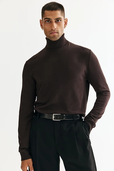 Regular-Fit Turtleneck Sweater