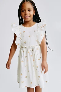 Printed Cotton Dress