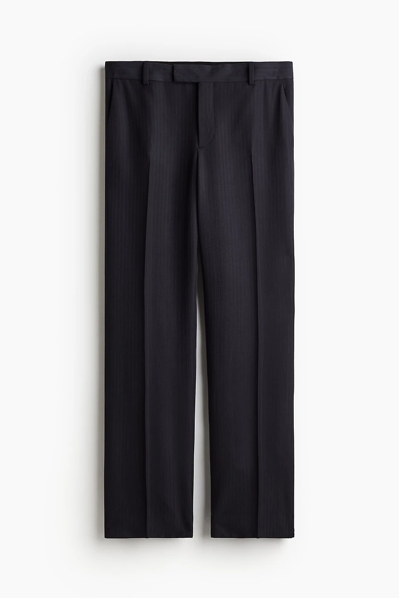 Pantalon sur mesure en laine mélangée
